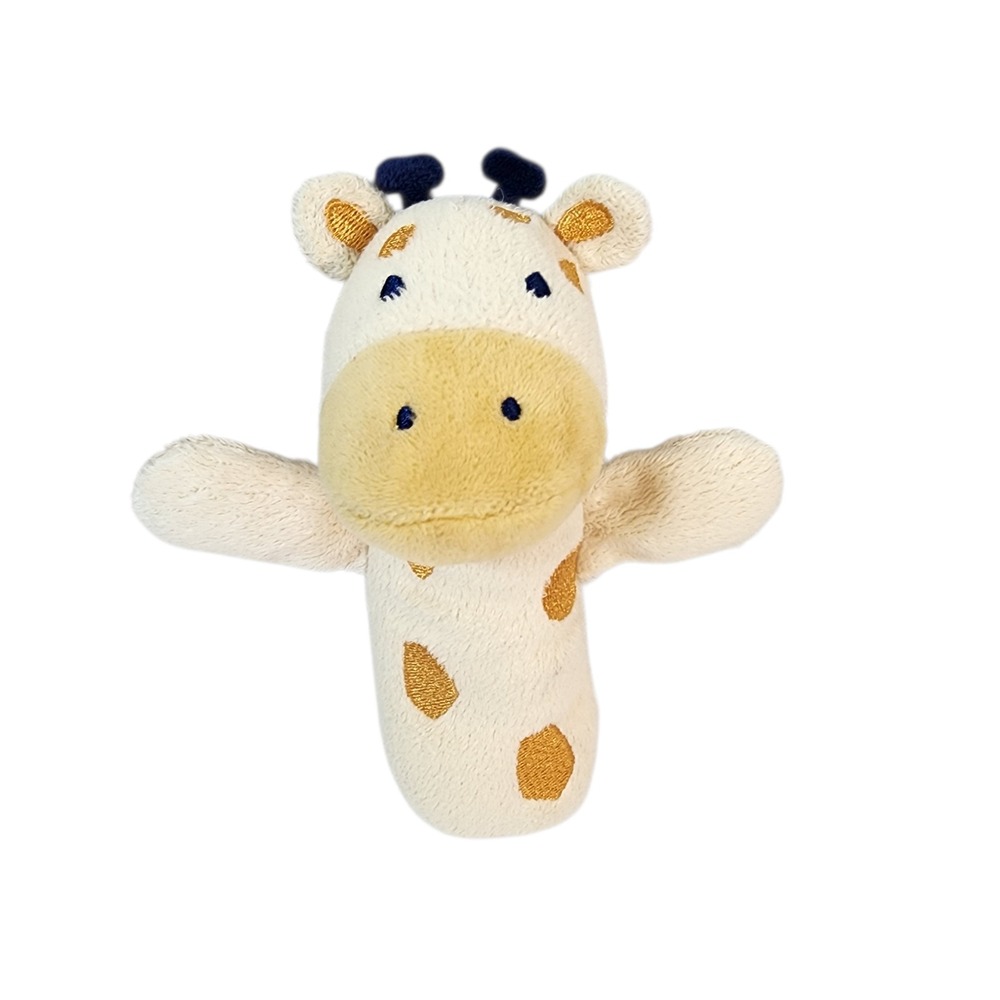 Plush Giraffe Rattle Stuffed Animal Baby‎ Toy Soft Cuddle Pal